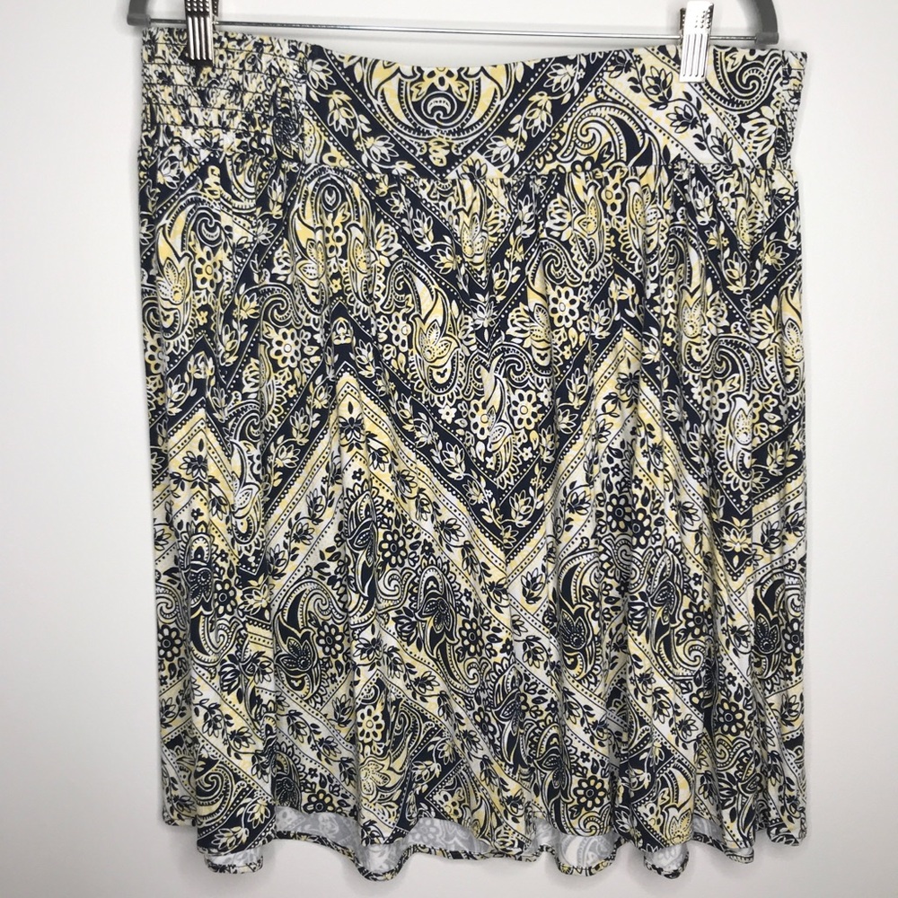 NWT Lane Bryant 14/16 Plus A-Line Paisley Midi